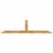 Ekena Millwork Portland Rough Sawn Timber Gable Bracket, Western Red Cedar, 84"W x 21"H x 2"D x 4"F, 6/12 Pitch GBW084X21X0204POR00RWR - alternate 1